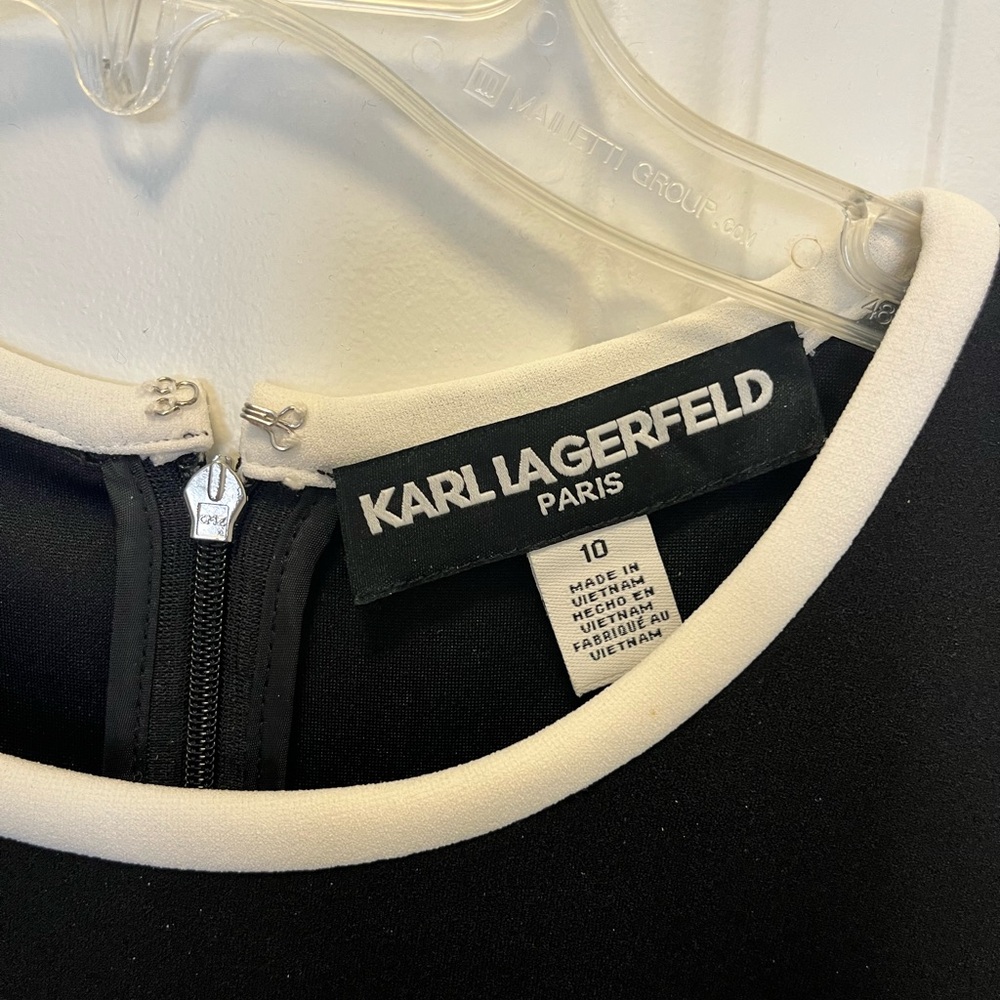 Karl Lagerfeld Black and White Dress - Picture 4 of 5